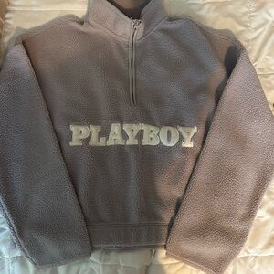 Playboy sherpa quarter zip